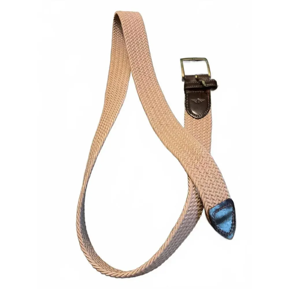 Dockers Leather and Woven Casual Belt Size 41”